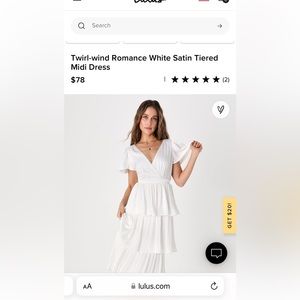 Twirl-wind Romance White Satin Tiered Midi Dress